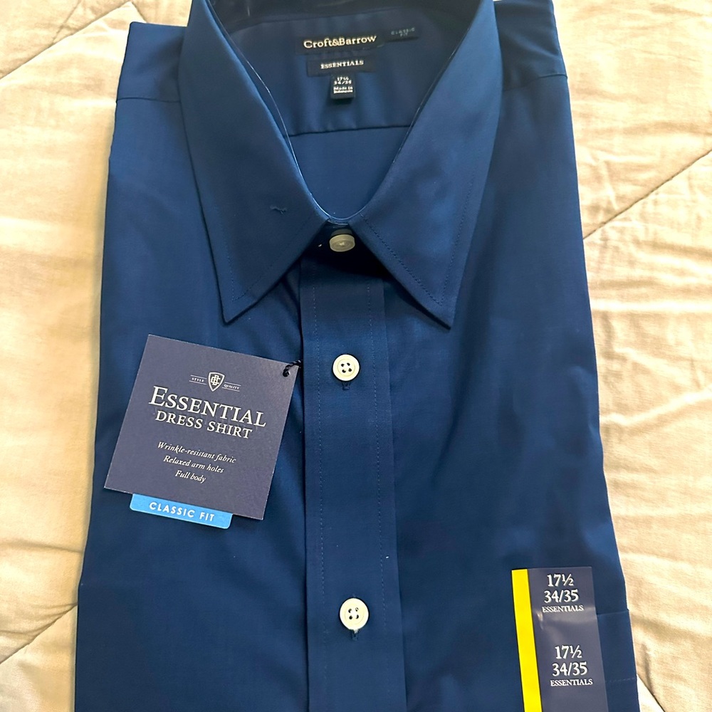 Men’s long sleeve dress shirt